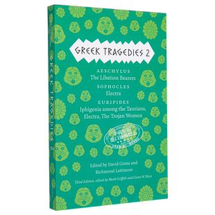 希腊悲剧2 埃斯库罗斯 索福柯勒斯 欧里庇得斯 英文原版 Greek Tragedies 2 Glenn W Most Mark Griffith【中商原版】芝加哥?