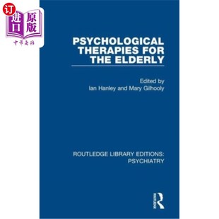 海外直订Psychological Therapies for the Elderly 老年人心理治疗