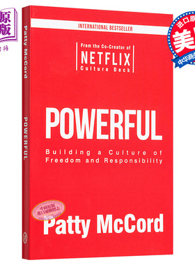 奈飞文化手册 英文原版 Powerful Patty McCord Missionday 奈飞前CHO帕蒂麦考德颠覆之作 企业管理类书 经营管理【中商原版?