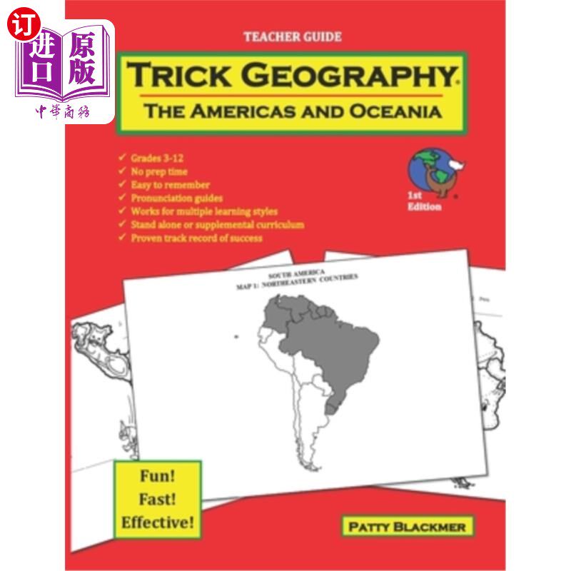 海外直订Trick Geography: The Americas and Oceania--Teacher Guide: Making things what the 诡计地理:美洲和大洋洲——