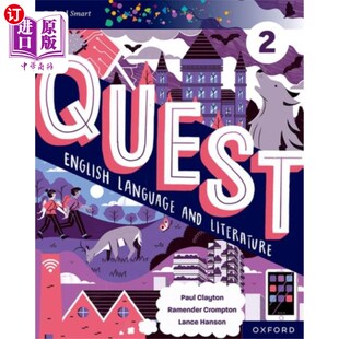 English Language and 海外直订Oxford 牛津Smart Quest Literatu... Quest英语语言文学学生读物2 Smart