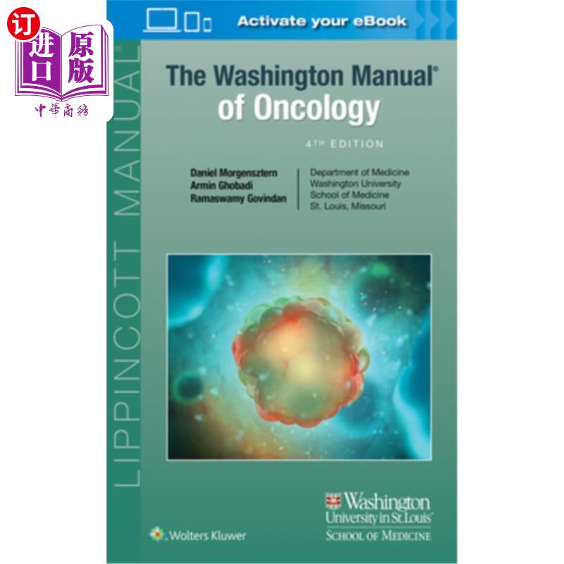 海外直订医药图书The Washington Manual of Oncology 华盛顿肿瘤学手册