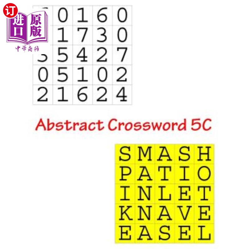 海外直订Abstract Crossword 5C 字谜游戏5C