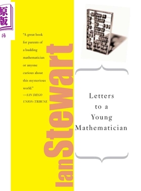 给年青数学人的信 Letters to a Young Mathematician 英文原版 Ian Stewart 伊恩 史都华 豆瓣高分 【中商原版】