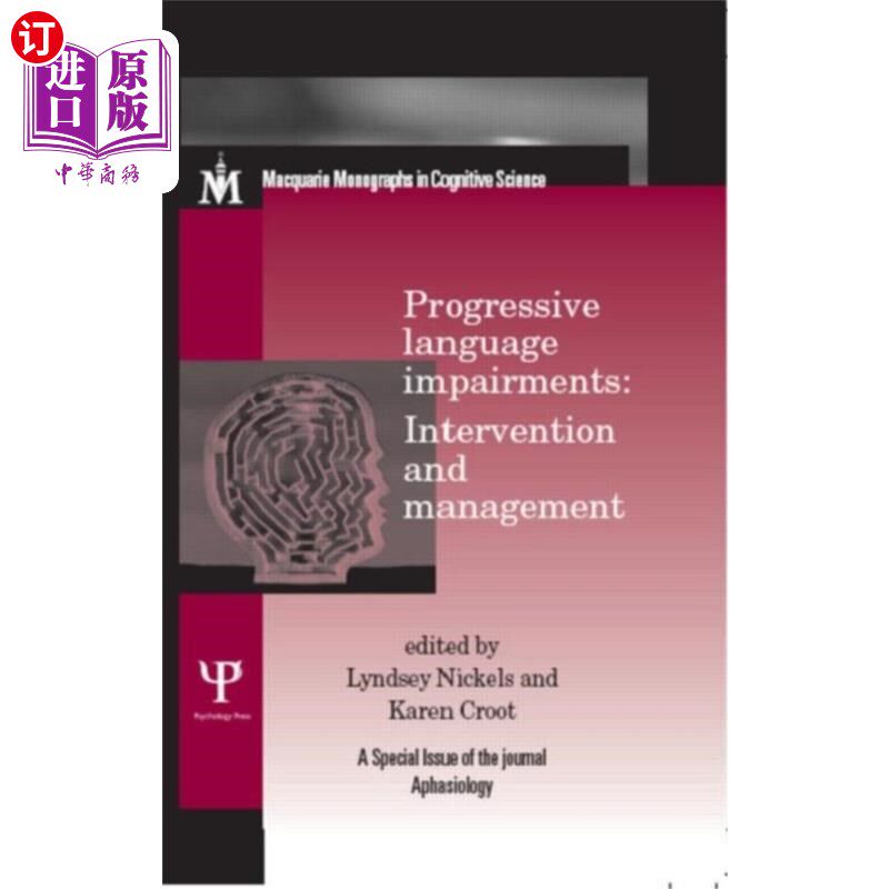 海外直订医药图书Progressive Language Impairments: Intervention a... 进行性语言障碍:干预与管理