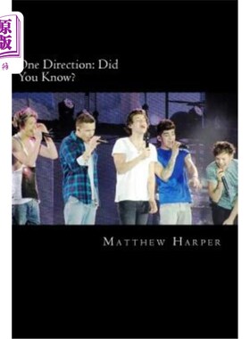 海外直订One Direction: Did You Know?: A Killer Book Containing Gossip, Facts, Trivia, Im 一个方向：你知道吗？：包含