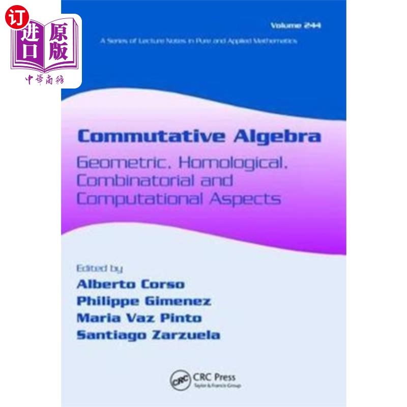 海外直订Commutative Algebra 交换代数