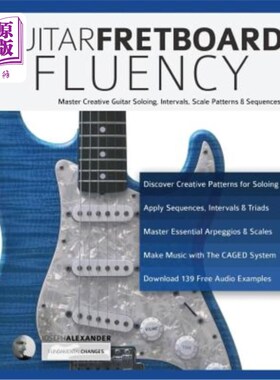 海外直订Guitar Fretboard Fluency 吉他冲浪板流畅