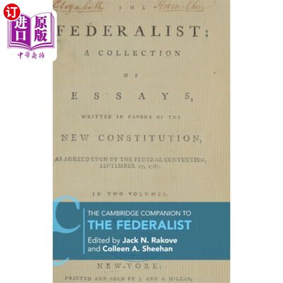 海外直订Cambridge Companion to The Federalist 《剑桥联邦党人文集