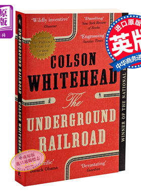 地下铁道 普利策奖原版 英文原版 历史小说 The Underground Railroad 美国国家图书奖 科尔森怀特黑德 科拉的旅行【中商原版