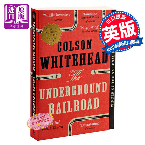 地下铁道 普利策奖原版 英文原版 历史小说 The Underground Railroad 美国国家图书奖 科尔森怀特黑德 科拉的旅行【中商原版