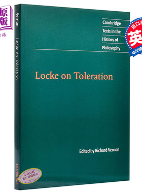 【中商原版】洛克论宽容（剑桥政治思想史经典文本丛书） 英文原版 Locke on Toleration