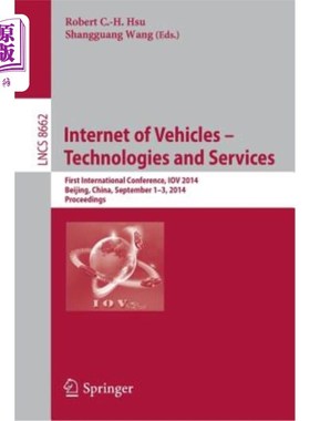 海外直订Internet of Vehicles -- Technologies and Services: First International Conferenc 汽车互联网——技术与服务: