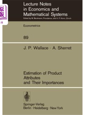 海外直订Estimation of Product Attributes and Their Importances 产品属性及其重要性的估计