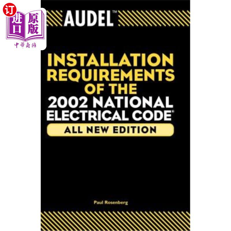 海外直订Installation Requirements of the 2002 National Electrical Code 2002年国家电气规范的安装要求