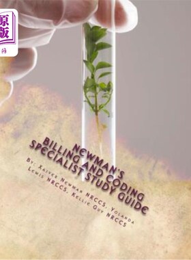 海外直订医药图书Newman's Billing and Coding Specialist Study Guide: 