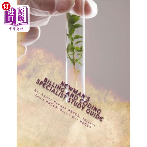 海外直订医药图书Newman's Billing and Coding Specialist Study Guide: 