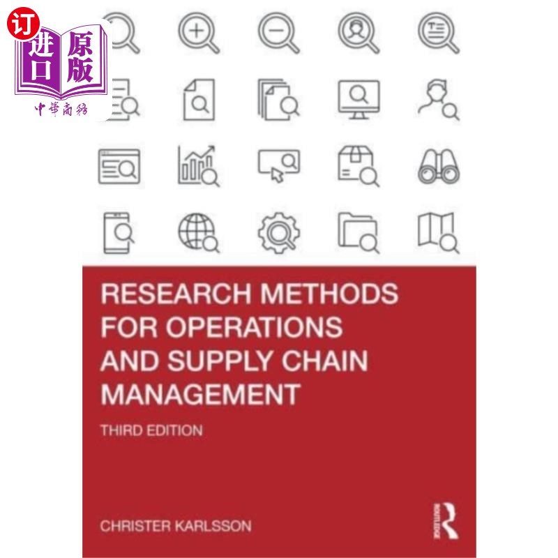 海外直订Research Methods for Operations and Supply Chain... 运营与供应链管理研究方法