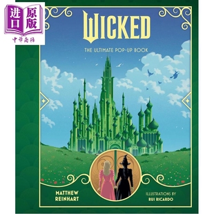 Pop 魔法坏女巫终极立体书 The 预售 Editions 英文原版 Insight 魔法坏女巫立体书 魔法坏女巫周边 Wicked Book Ultimate