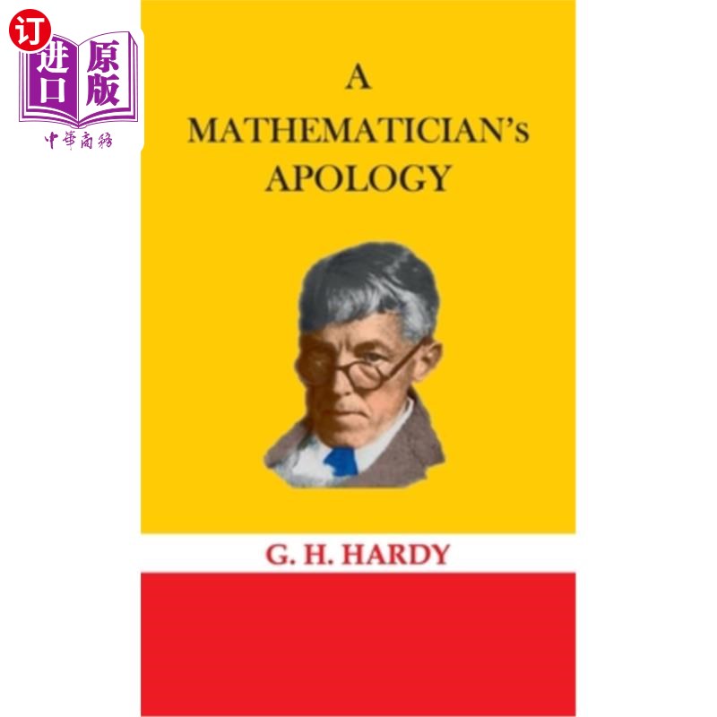 海外直订A Mathematician's Apology 一个数学家的道歉
