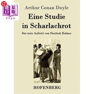 第一集 是夏洛克·福尔摩斯 von Eine Studie Sherlock Der Scharlachrot 红喉 海外直订德语 erste Holmes Auftritt