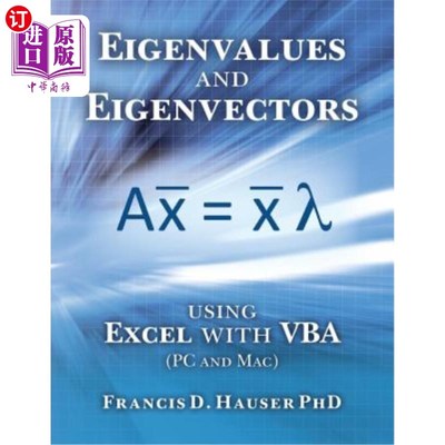 海外直订Eigenvalues and Eigenvectors using Excel with VBA