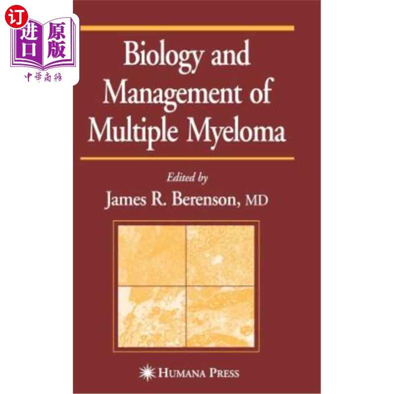 海外直订医药图书Biology and Management of Multiple Myeloma 多发性骨髓瘤的生物学和治疗