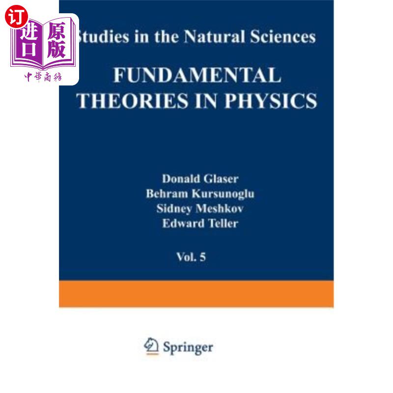 海外直订Fundamental Theories in Physics 物理学基础理论