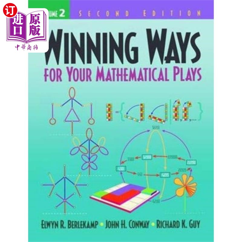 海外直订Winning Ways for Your Mathematical Plays, Volume... 数学游戏的胜利之路，第2卷