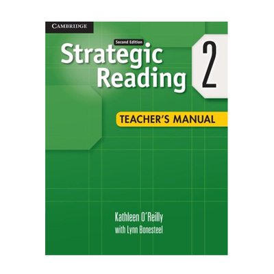 现货 【中商原版】策略阅读第二版（2）-教师书 英文原版 Strategic Reading Second edition (Level 2) - Teacher's Manual