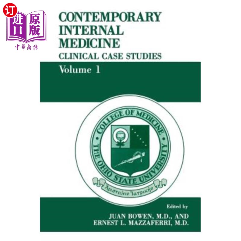 海外直订医药图书Contemporary Internal Medicine: Clinical Case Studies 当代内科：临床病例研究