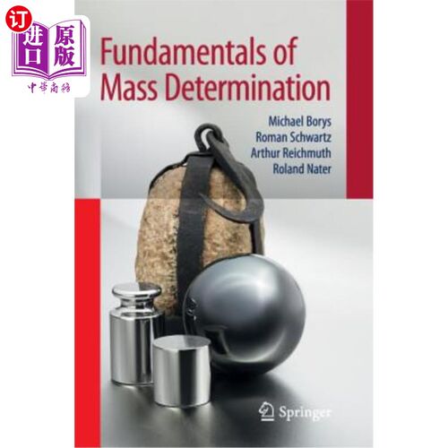 海外直订Fundamentals of Mass Determination 质量测定的基本原理