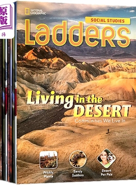 美国国家地理阶梯阅读人文地理系列套装9册 National Geographic Ladders 初高中英语分级阅读 蓝思值830L-960L【中商原版】