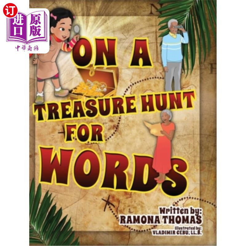 海外直订On A Treasure Hunt For Words 在寻宝游戏中寻找词汇