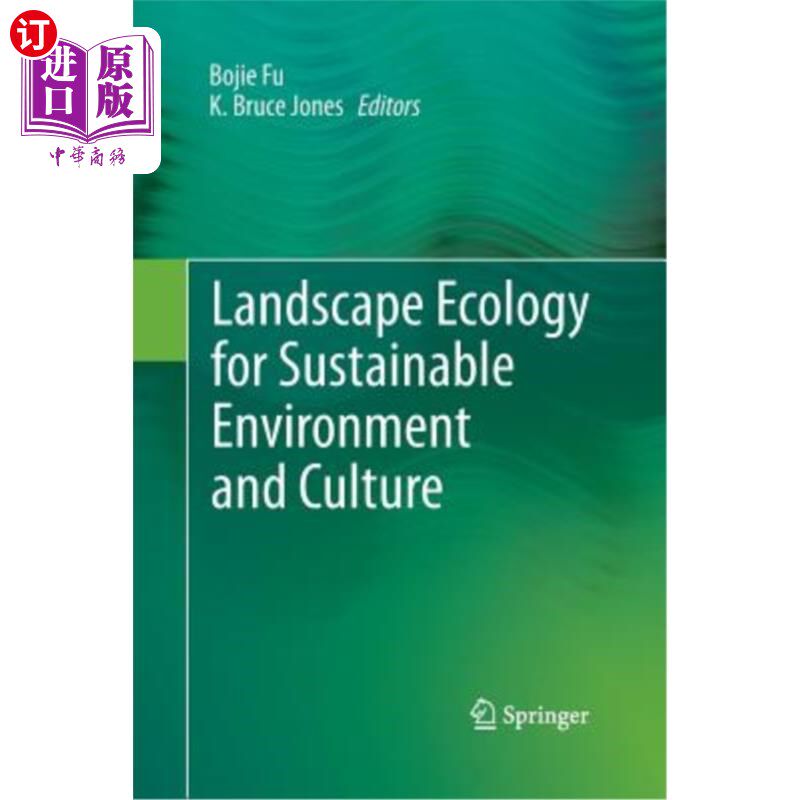 海外直订Landscape Ecology for Sustainable Environment and Culture 可持续环境与文化的景观生态学
