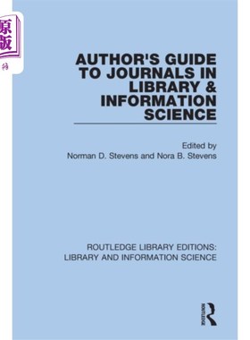 海外直订Author's Guide to Journals in Library & Informat... 图书馆情报学期刊作者指南