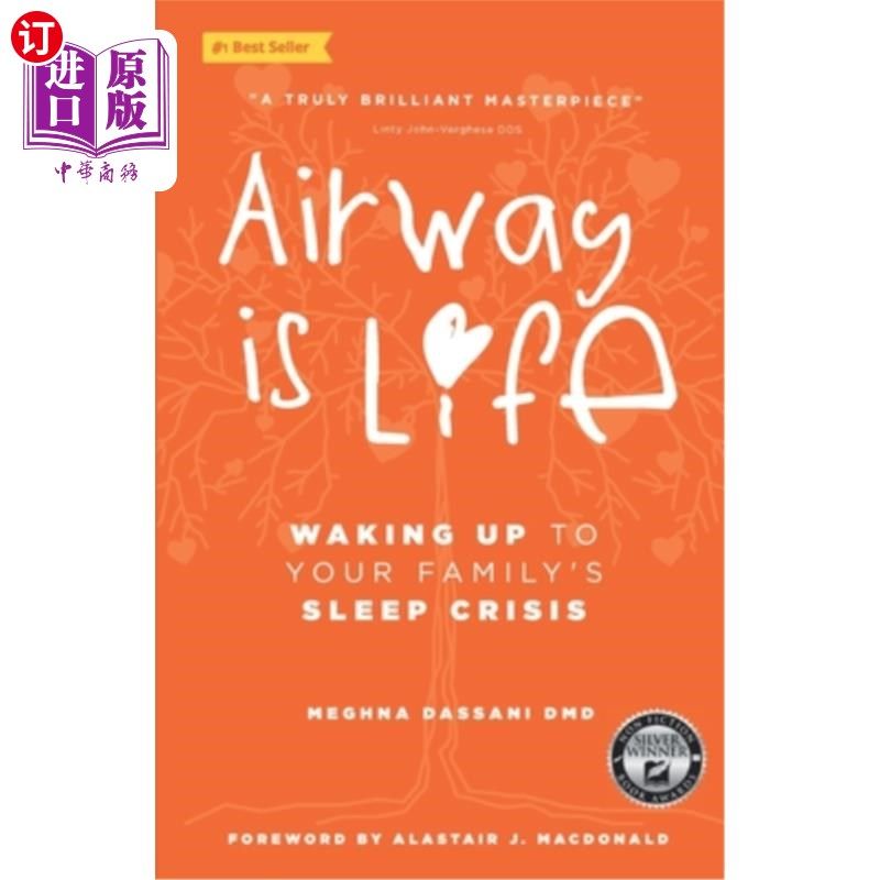 海外直订医药图书Airway is Life: Waking up to your family's sleep crisis 气道就是生命:一觉醒来发现你家人的睡眠危机