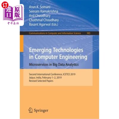 海外直订Emerging Technologies in Computer Engineering: Microservices in Big Data Analyti 计算机工程中的新兴技术:大