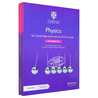 Cambridge International AS ALevel Physics Coursebook 正版剑桥国际AS ALevel考试物理教材带线上账号 英文原版【中商原版