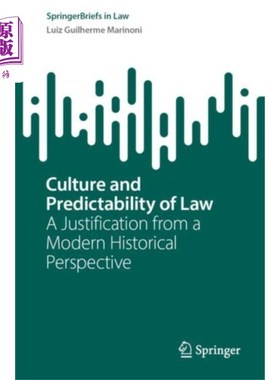 海外直订古英语 Culture and Predictability of Law 法律的文化和可预见性