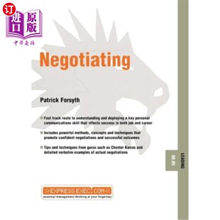 海外直订Negotiating: Leading 08.05 谈判：领先08.05