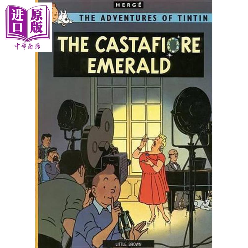 预售 丁丁历险记 绿宝石失窃案 经典版 英文原版 The Castafiore Emerald Herge 比利时漫画大师埃尔热【中商原版】