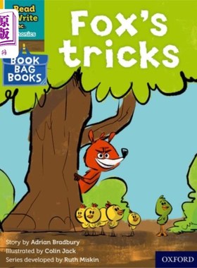 海外直订Read Write Inc. Phonics: Yellow Set 5 Book Bag B... Read Write公司自然拼读:黄色套装5书袋1狐狸的把戏