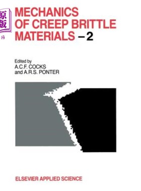 海外直订Mechanics of Creep Brittle Materials 2 蠕变脆性材料力学2