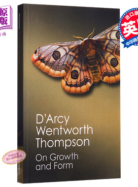 【中商原版】论生长与形状（剑桥经典系列） 英文原版 On Growth and Form  D'Arcy Wentworth Thompson