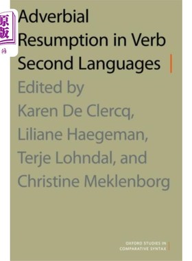 海外直订Adverbial Resumption in Verb Second Languages 动词第二语言中的副词恢复