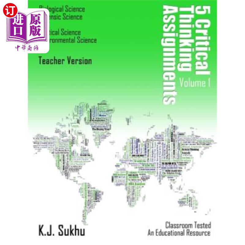 海外直订5 Critical Thinking Assignments: Teacher Version 5批判性思维作业：教师版