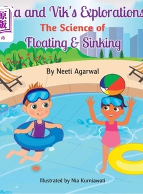 海外直订Ria and Vik's Explorations: The Science of Floating and Sinking Ria和Vik的探索：漂浮和下沉的科学