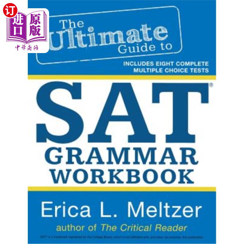 海外直订The Ultimate Guide to SAT Grammar Workbook SAT语法手册的最终指南