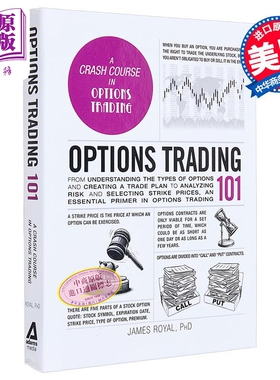 期权交易101 理解期权类型 制定交易计划 分析风险 选择执行价格 Options Trading 101 英文原版 James Royal【中商原版】